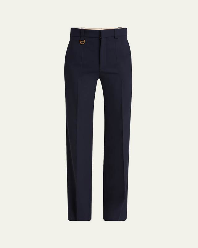 Boyish Straight-Leg Tailored Trousers